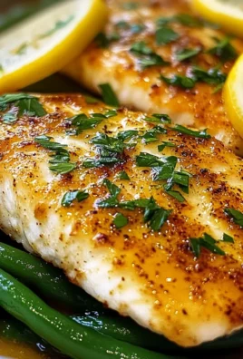 Lemon Garlic Tilapia with Green Beans