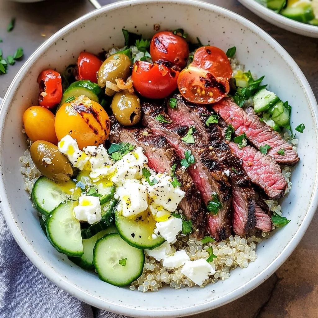 Mediterranean Steak Bowls: An Amazing Ultimate Dinner Recipe