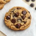 Moist Peanut Butter Chocolate Chip Cookies