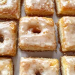 Old-Fashioned Buttermilk Donut Bars with Brown Butter Maple Vanilla Bean Glaze