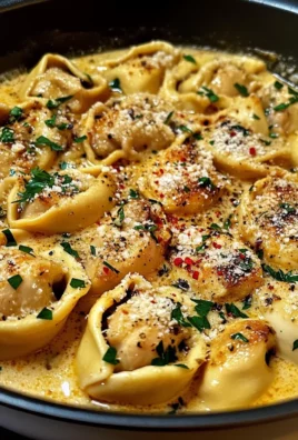One-Pot Spicy Garlic Butter Chicken Tortellini