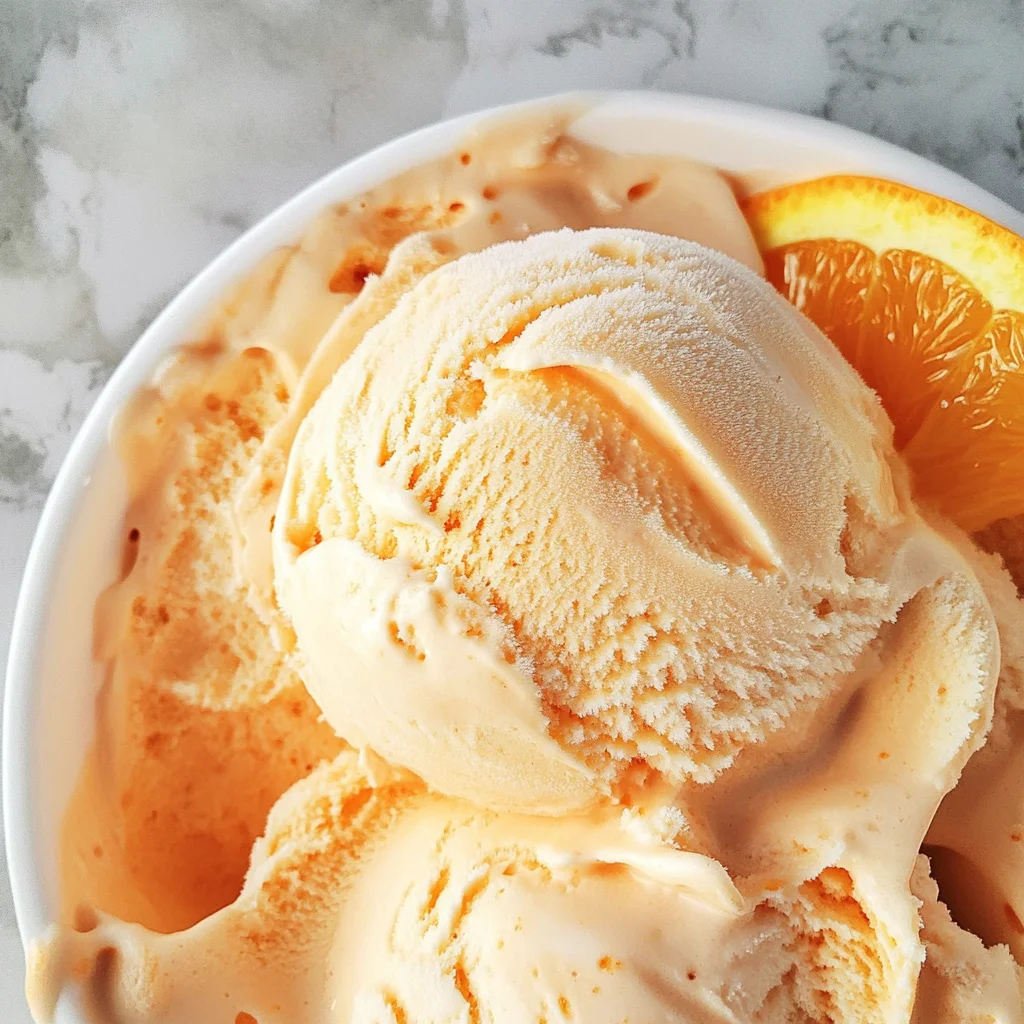 Orange Ice Cream
