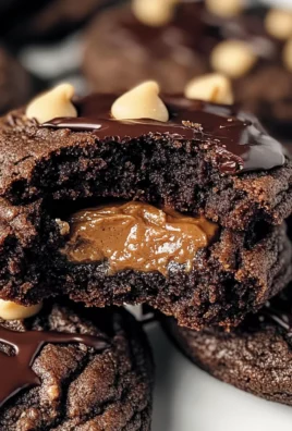 Peanut Butter Stuffed Chocolate Cookies