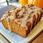 Pumpkin Bread with Maple Glaze