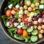 Refreshing Chickpea Greek Salad