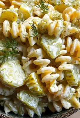 Simple Dill Pickle Pasta Salad