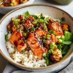 Sriracha Honey Salmon Bowls