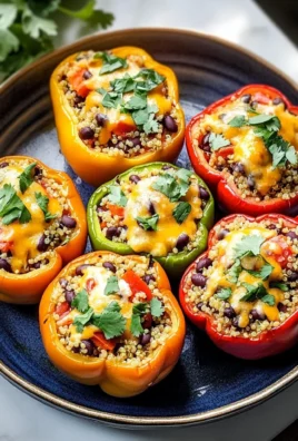 Vegetarian Stuffed Peppers - Mexican-Style