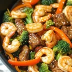 steak and shrimp stir fry