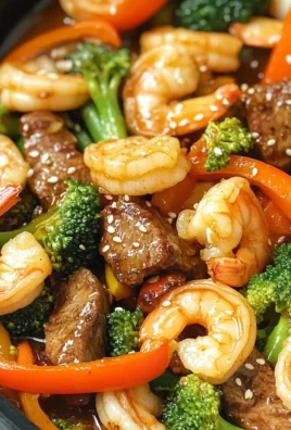 steak and shrimp stir fry