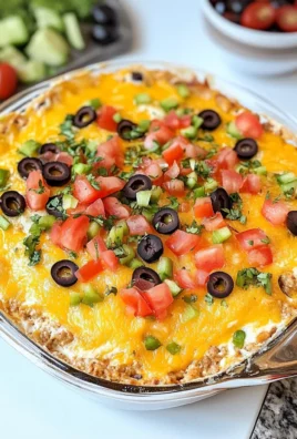 Baked Taco Dip