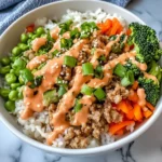 Bang Bang Ground Turkey Rice Bowls