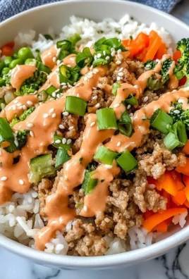 Bang Bang Ground Turkey Rice Bowls