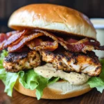 Blackened Chicken Bacon Ranch Sandwiches Recipe