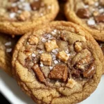 Brown Butter Coffee Toffee Cookies