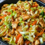 Cabbage Stir Fry with Chicken