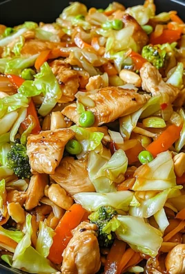 Cabbage Stir Fry with Chicken
