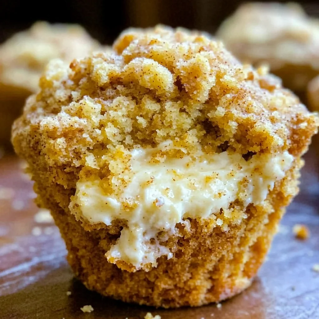 Carrot Cake Muffins with Cheesecake Filling