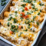 Chicken Enchiladas with Sour Cream White Sauce