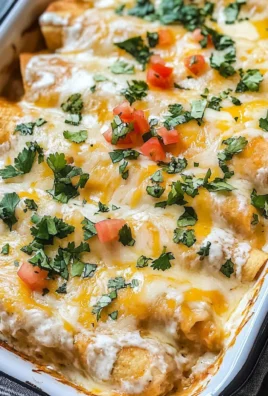 Chicken Enchiladas with Sour Cream White Sauce
