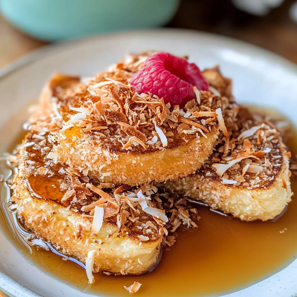 Coconut Crusted French Toast