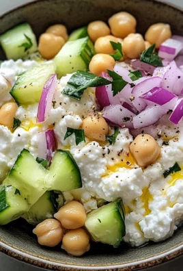 Cottage Cheese and Chickpea Salad: A Refreshing and Protein-Packed Delight