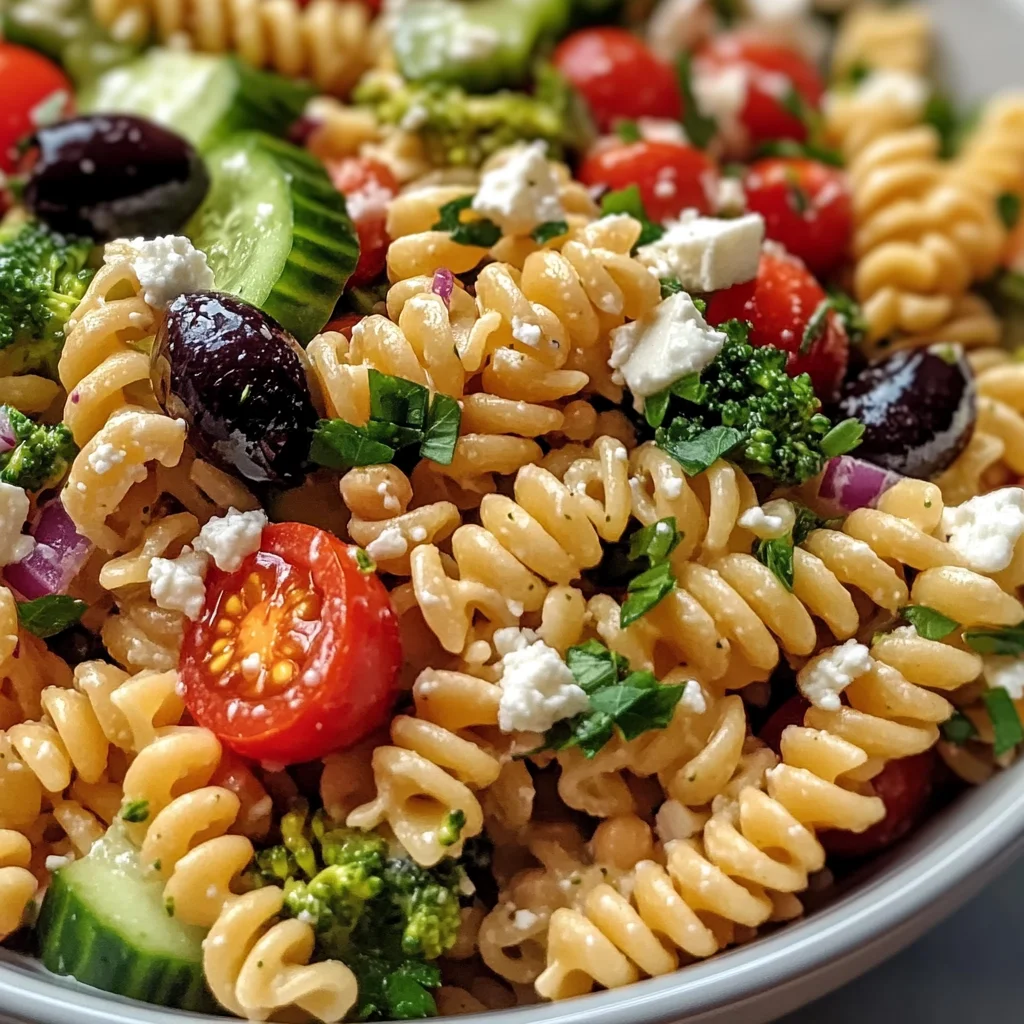 Creamy High Protein Pasta Salad
