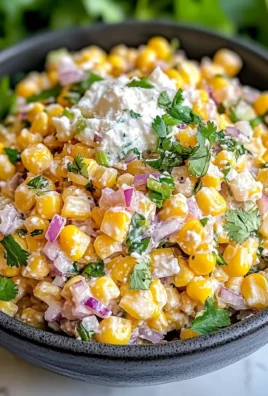 Delicious Street Corn Salad with Greek Yogurt