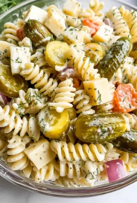 Dill Pickle Pasta Salad