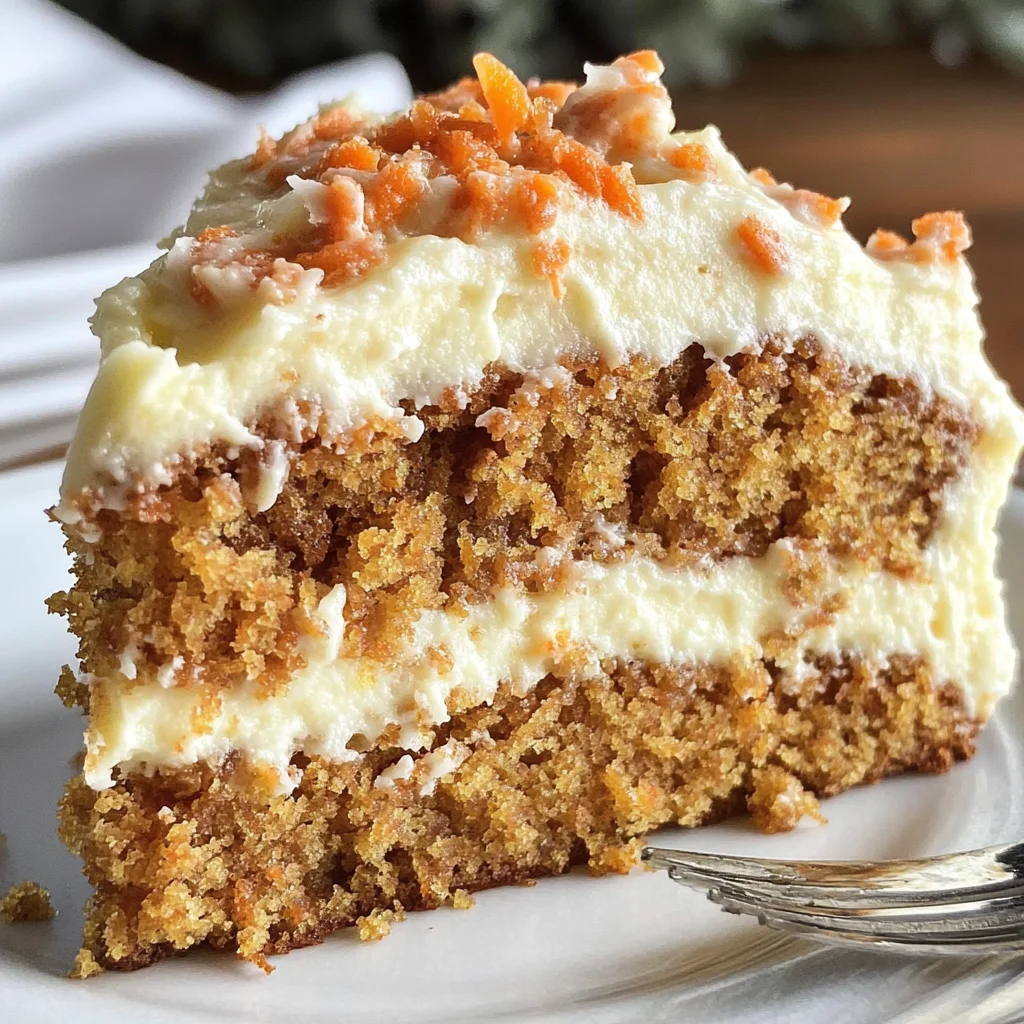 Easy Carrot Cake with Cream Cheese Frosting