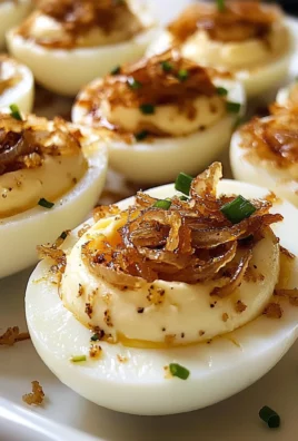 French Onion Deviled Eggs