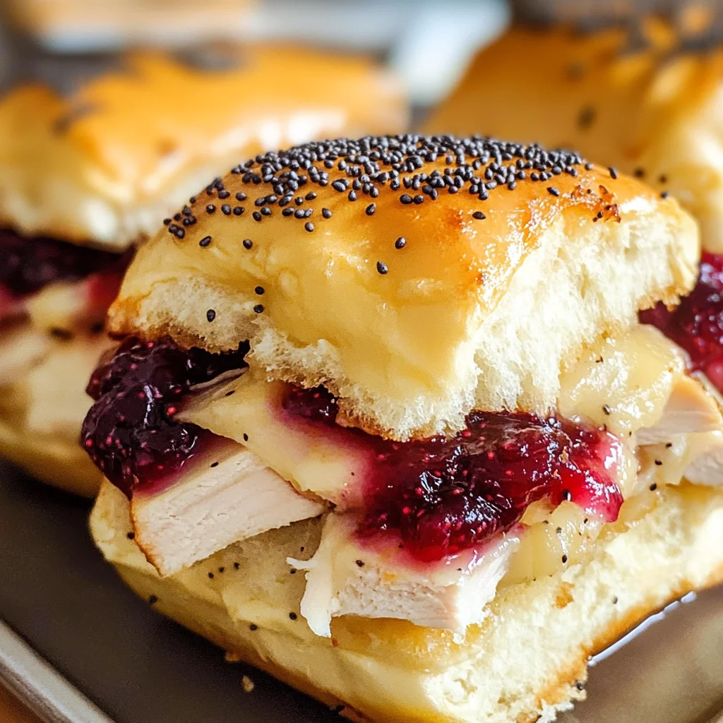 Havarti Cranberry Turkey Sliders