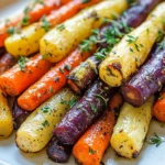 Herb-Roasted Tri-Colored Carrots