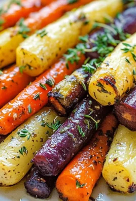 Herb-Roasted Tri-Colored Carrots