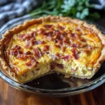 Homestyle Bacon and Cheese Quiche: A Savory Slice of Comfort