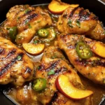 Jalapeño Peach Glazed Chicken Recipe