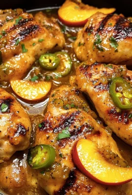 Jalapeño Peach Glazed Chicken Recipe