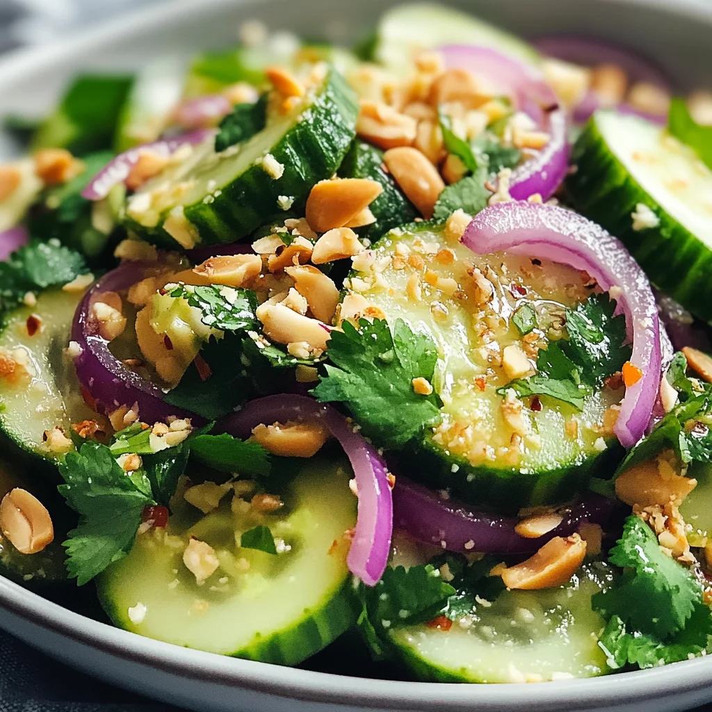 Juicy Thai Cucumber Salad
