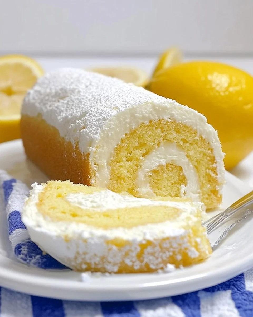 Lemon Cake Roll