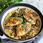 Marsala Chicken Orzo