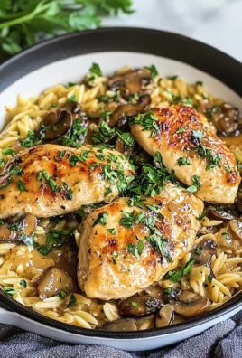 Marsala Chicken Orzo
