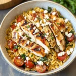 Mediterranean Chicken and Orzo