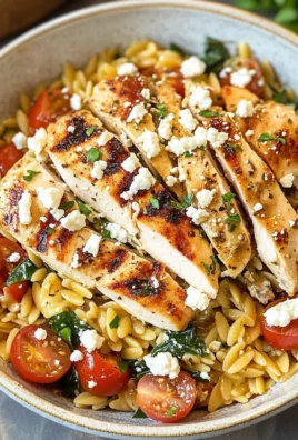 Mediterranean Chicken and Orzo