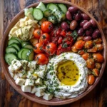 Mediterranean Mezze Tapas Platter – Easy Shareable Appetizer for Parties & Light Meals