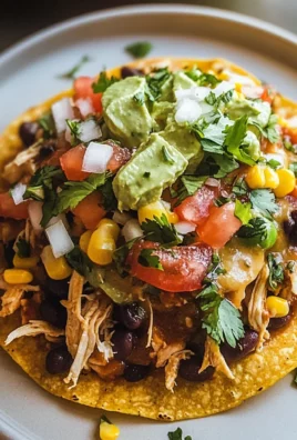 Mexican Rotisserie Chicken Tostadas