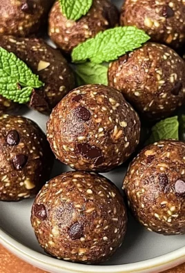 Mint Chocolate Chip Protein Balls
