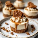 No Bake Mini Biscoff Cheesecakes