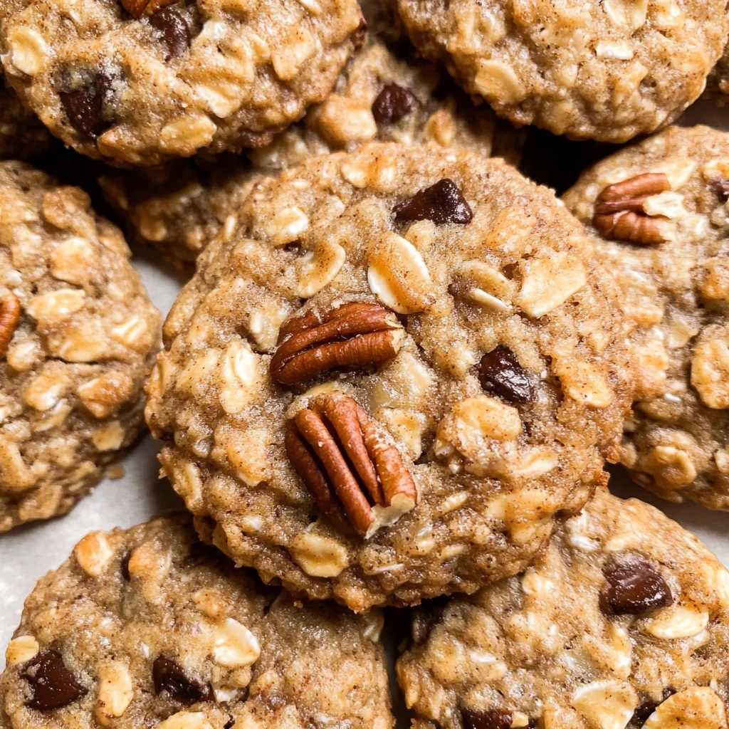 Oatmeal Chai Cookies with Pecans
