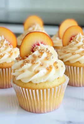 Peach Bellini Cupcakes