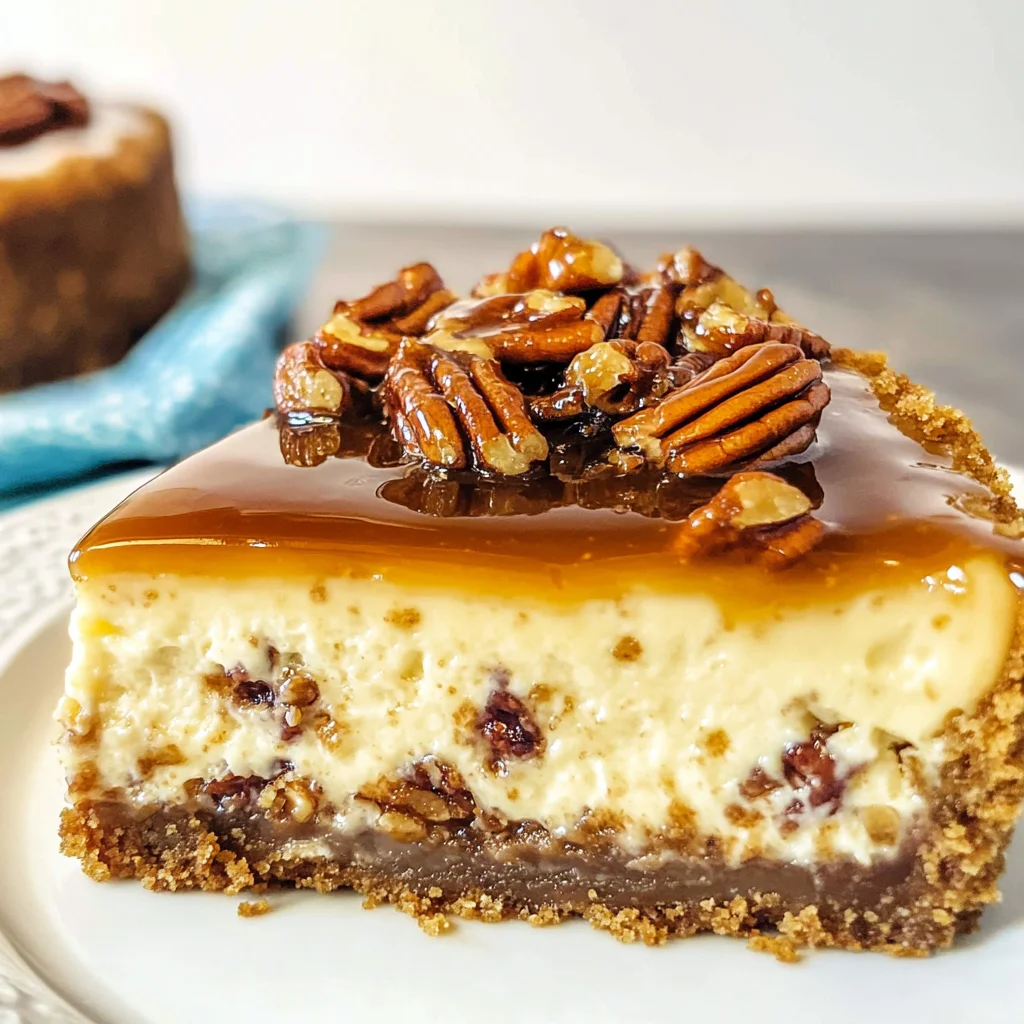 Pecan Praline Cheesecake